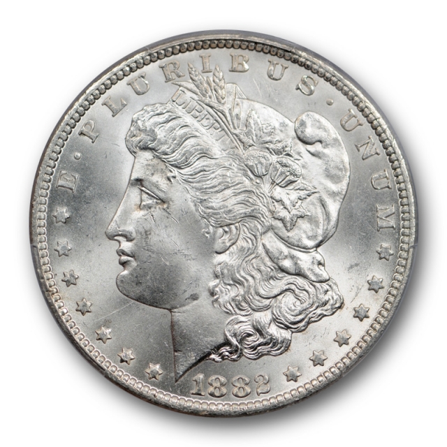 1882 CC $1 Morgan Dollar PCGS MS 64 Uncirculated Carson City Mint Cert#7366