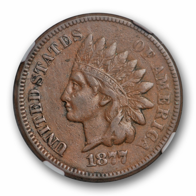 1877 Indian Head Cent NGC VF 35 Very Fine to Extra Fine Full Liberty Key Date