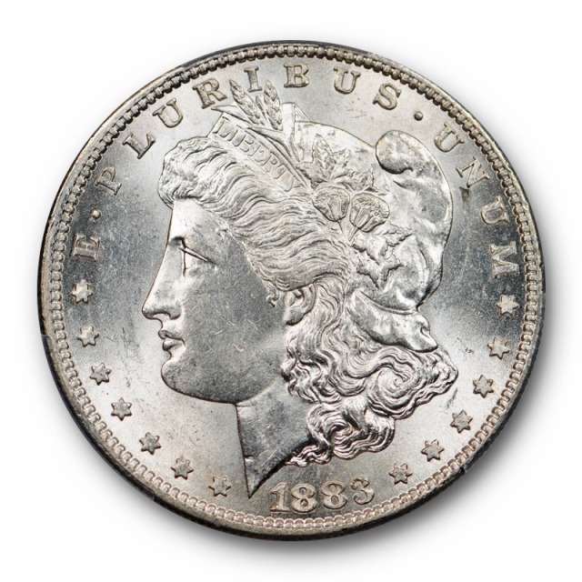 1883 S $1 Morgan Dollar PCGS MS 62 Uncirculated Blast White Lustrous 