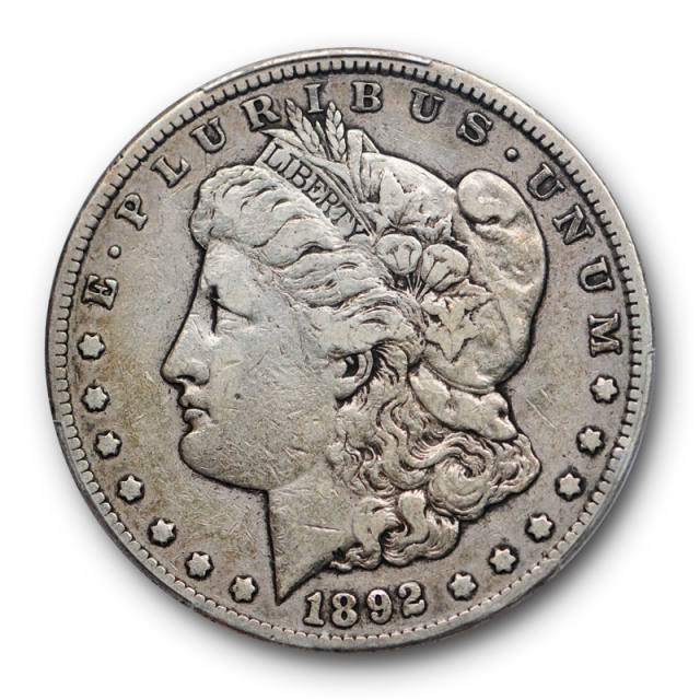 1892 CC $1 Morgan Dollar PCGS VF 30 Very Fine to Extra Fine Carson City Mint 