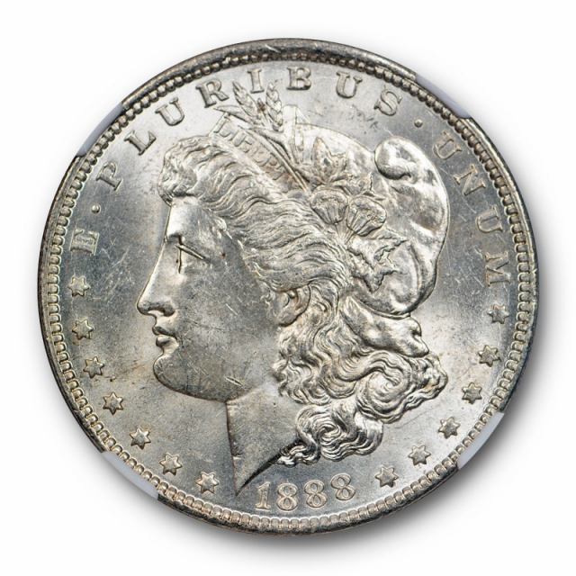 1888 O Morgan Dollar $1 NGC MS 63 Uncirculated New Orleans Mint Original 