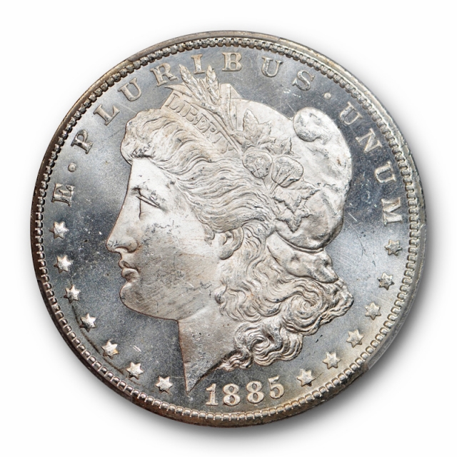 1885 CC $1 Morgan Dollar PCGS MS 64 PL Proof Like Uncirculated Carson City  