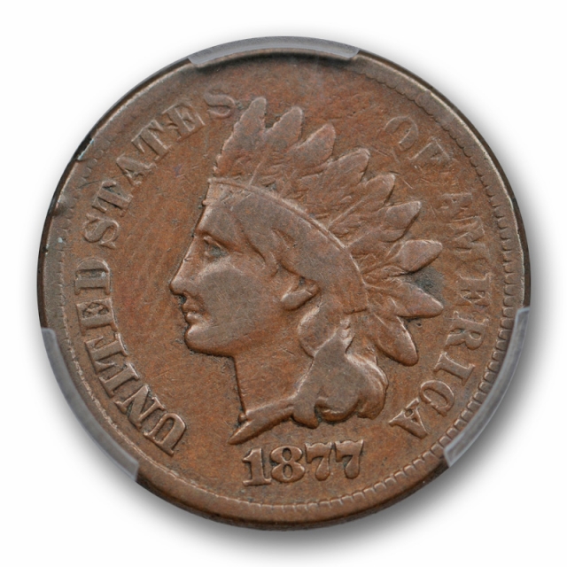 1877 1C Indian Head Cent PCGS VG 10 Very Good to Fine Key Date Original 