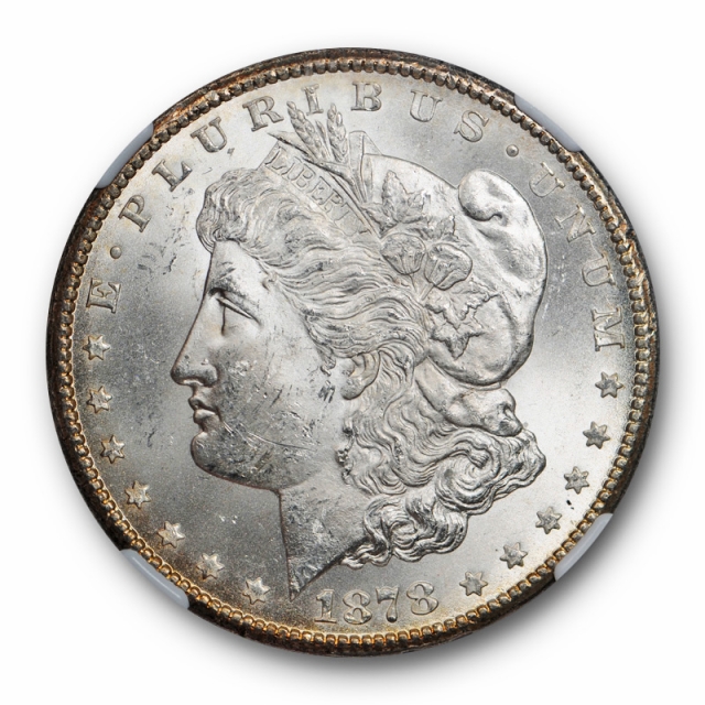1878 CC Morgan Dollar $1 NGC MS 63 Uncirculated Carson City Cert#2001