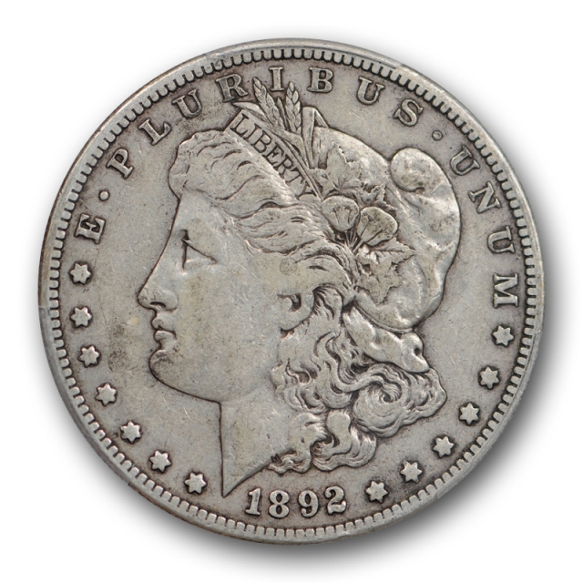 1892 S $1 Morgan Dollar PCGS VF 20 Very Fine Better Date Original Toned Coin