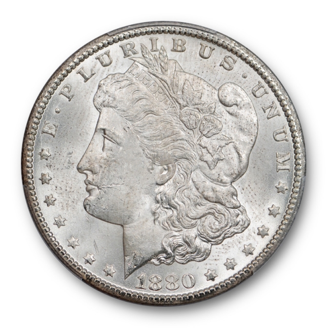 1880 CC $1 Morgan Dollar PCGS MS 63 Uncirculated Carson City Mint Sharp ! 
