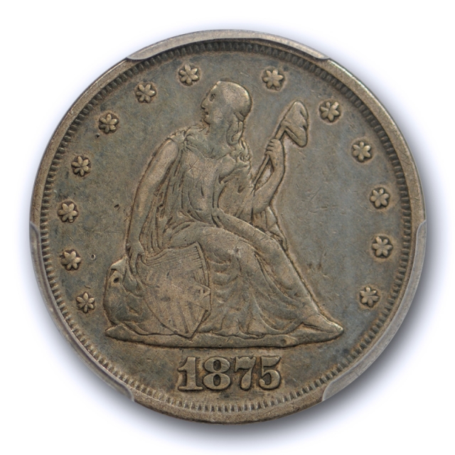 1875 20C Twenty Cent Piece PCGS VF 25 Very Fine to Extra Fine Better Date Original 