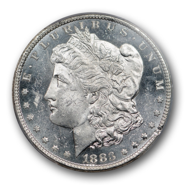 1883 CC $1 Morgan Dollar PCGS MS 63 DMPL Uncirculated Deep Mirror Proof Like #76