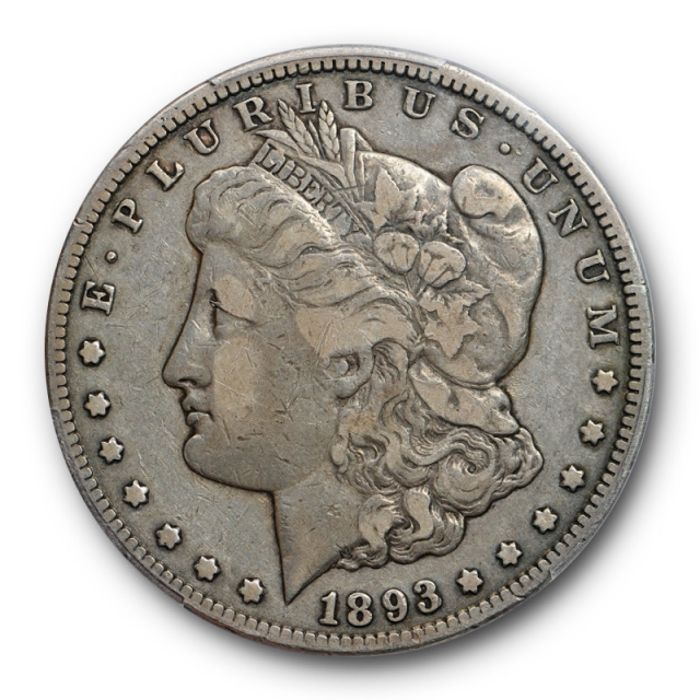 1893 CC $1 Morgan Dollar PCGS VF 20 Very Fine Carson City Mint Better Date Original 