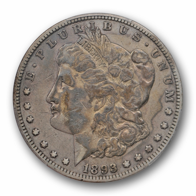 1893 $1 Morgan Dollar PCGS VF 20 Very Fine Better Date Tough Philadelphia Mint ! 