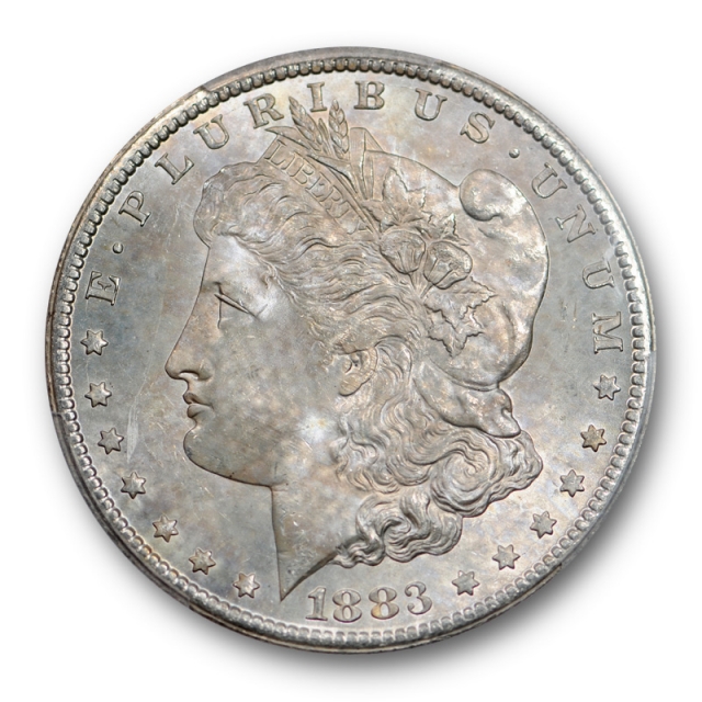 1883 CC $1 Morgan Dollar PCGS MS 65 Uncirculated Carson City Mint Toned Cert#7214