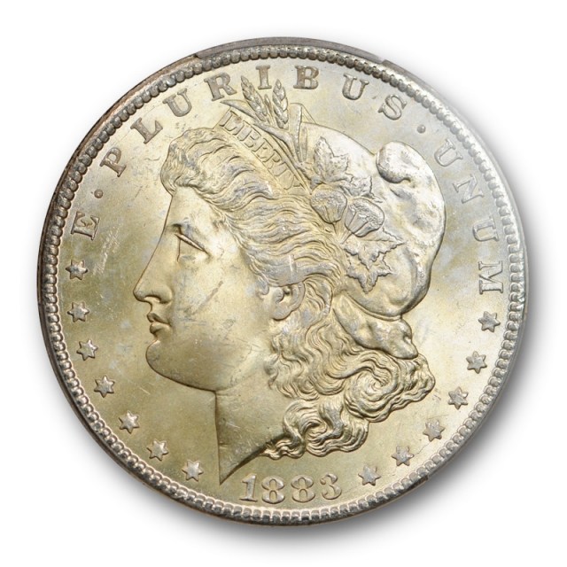 1883 CC $1 Morgan Dollar PCGS MS 65 Uncirculated Carson City Toned Cert#7215