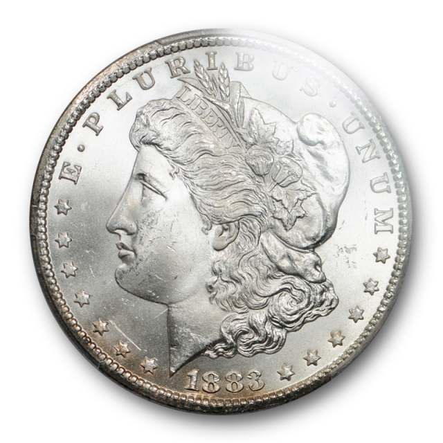 1883 CC $1 Morgan Dollar PCGS MS 65 Uncirculated Carson City Mint Blast White Cert#7249