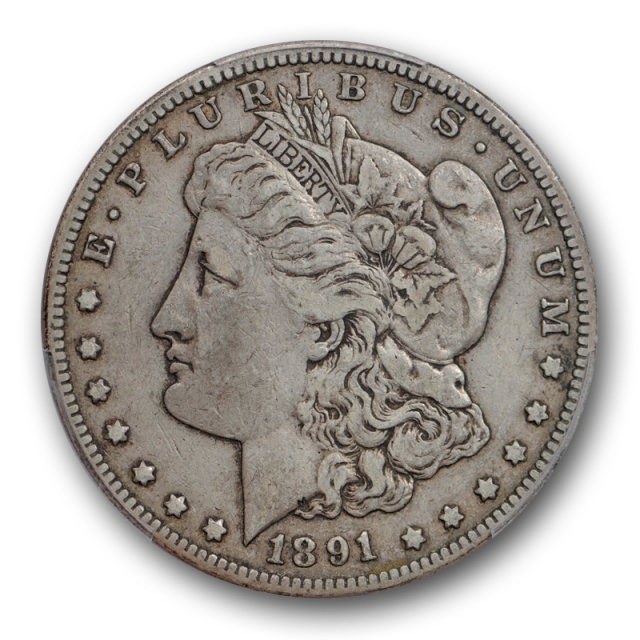1891 CC $1 Morgan Dollar PCGS VF 35 Very Fine to Extra Fine Carson City Mint