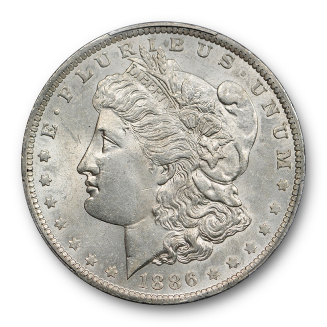 1886 O $1 Morgan Dollar PCGS MS 62 Uncirculated New Orleans Sharp Strike Cert#3686