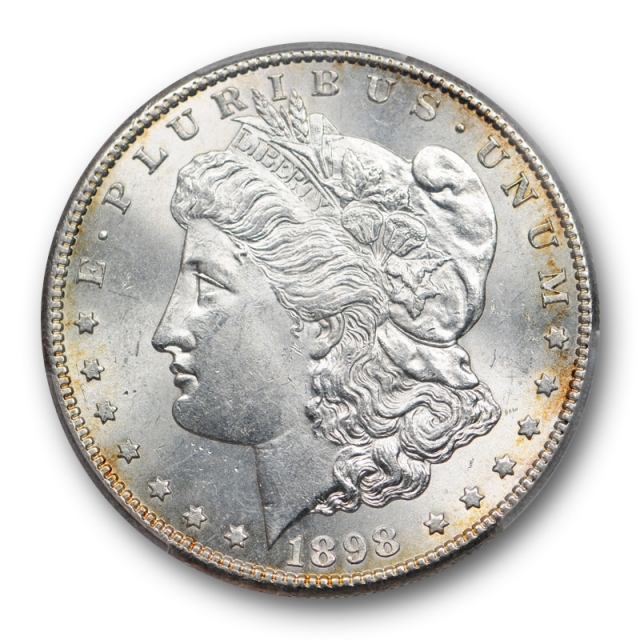 1898 S $1 Morgan Dollar PCGS MS 63 Uncirculated CAC Approved Looks Better !