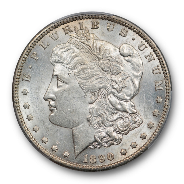 1890 CC $1 Tailbar Morgan Dollar PCGS AU 58 About Uncirculated Cert#2423