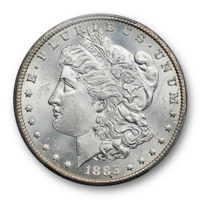 1885 CC $1 Morgan Dollar PCGS MS 64 Uncirculated Carson City Mint C C Cert#4207