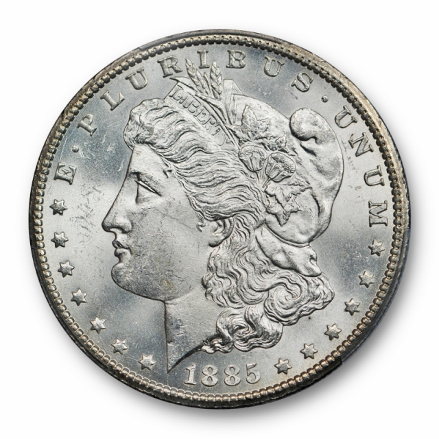 1885 CC $1 Morgan Dollar PCGS MS 63 Carson City Mint State US Coin Cert#4209