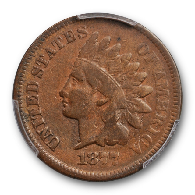 1877 1C Indian Head Cent PCGS F 12 Fine Key Date Original US Coin Low Mintage