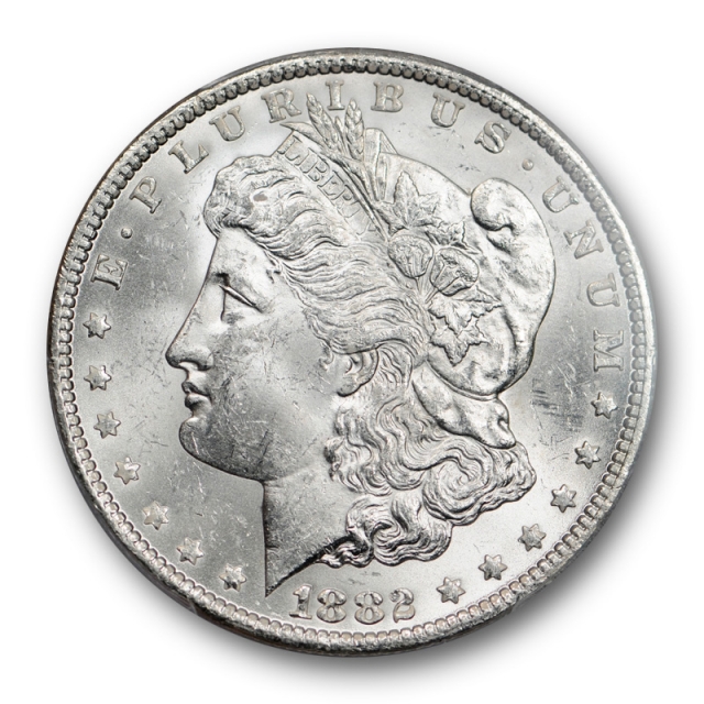 1882 CC $1 Morgan Dollar PCGS MS 62 Carson City Mint Uncirculated Cert#8502