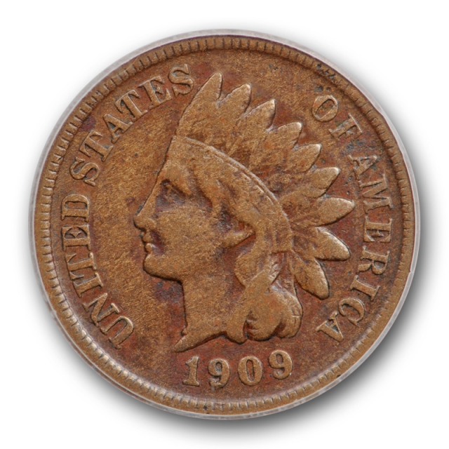 1909 S 1C Indian Head Cent ICG F 15 Fine to Very Fine Key Date Original 
