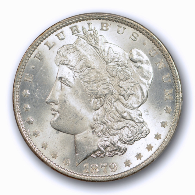 1879 $1 Morgan Dollar PCGS MS 64 Uncirculated Blast White Better Date Attractive !