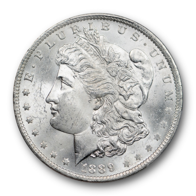 1889 O $1 Morgan Dollar PCGS MS 63+ Uncirculated Blast White Sharp ! Cert#4910