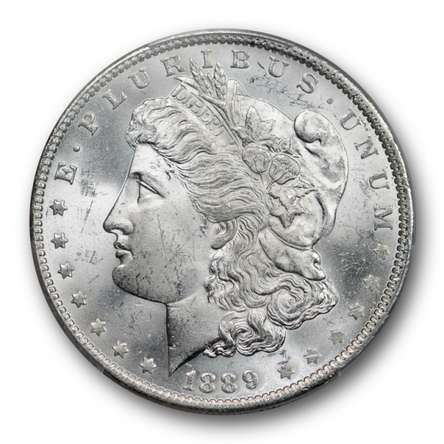 1889 O $1 Morgan Dollar PCGS MS 63+ Uncirculated Blast White Beauty Cert#4951