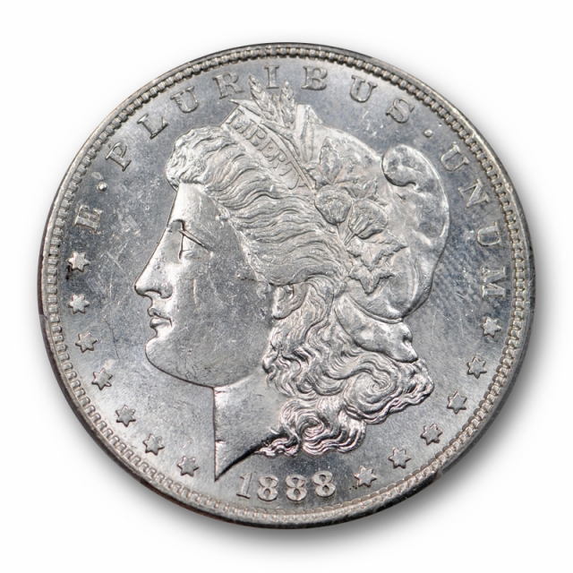 1888 S $1 Morgan Dollar PCGS MS 62 Uncirculated Blast White Better Date Nice ! 