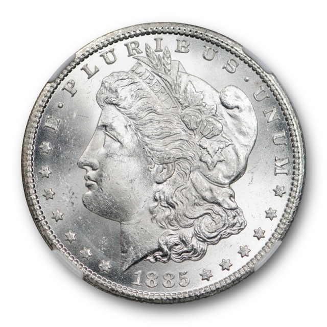 1885 CC $1 Morgan Dollar NGC MS 64 Uncirculated Carson City Mint Blast White Lustrous !