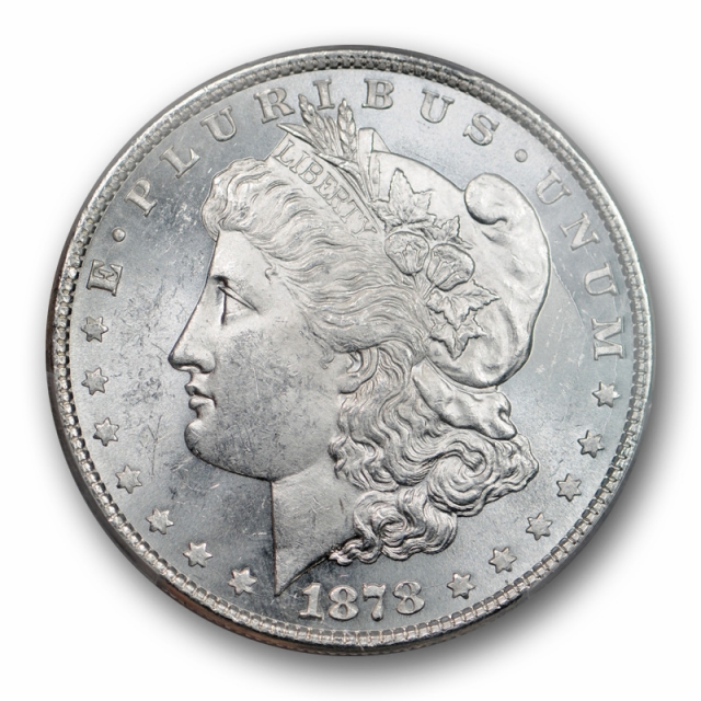 1878 8TF $1 Morgan Dollar PCGS MS 63 Uncirculated Blast White Lustrous Nice ! 