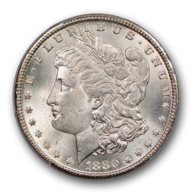 1880 CC $1 Morgan Dollar PCGS MS 64 Uncirculated Carson City Mint White Cert#5356