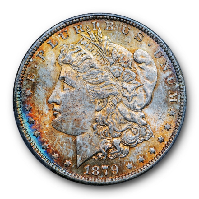 1879 O $1 Morgan Dollar PCGS MS 62 Uncirculated New Orleans Mint Toned ! 