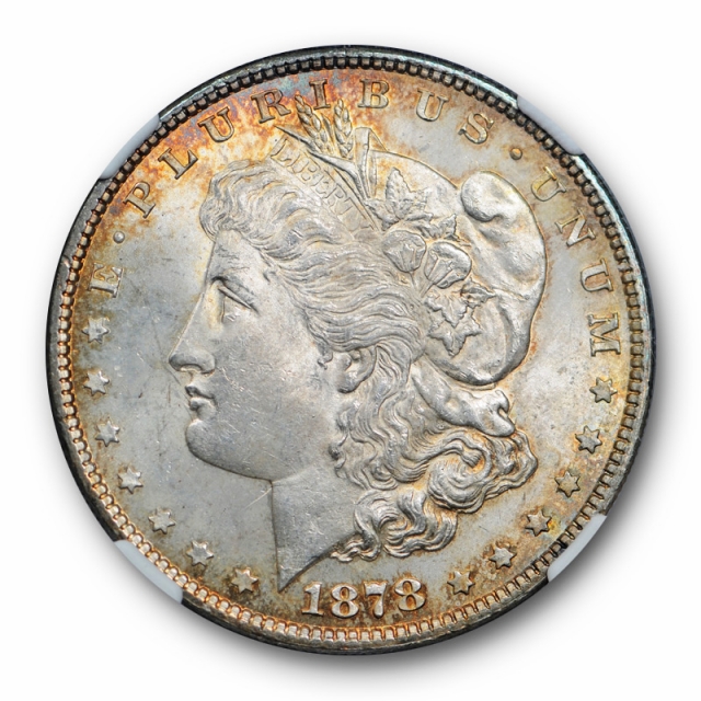 1878 7TF REV OF 79 $1 Morgan Dollar NGC MS 63 Uncirculated Reverse of 1879