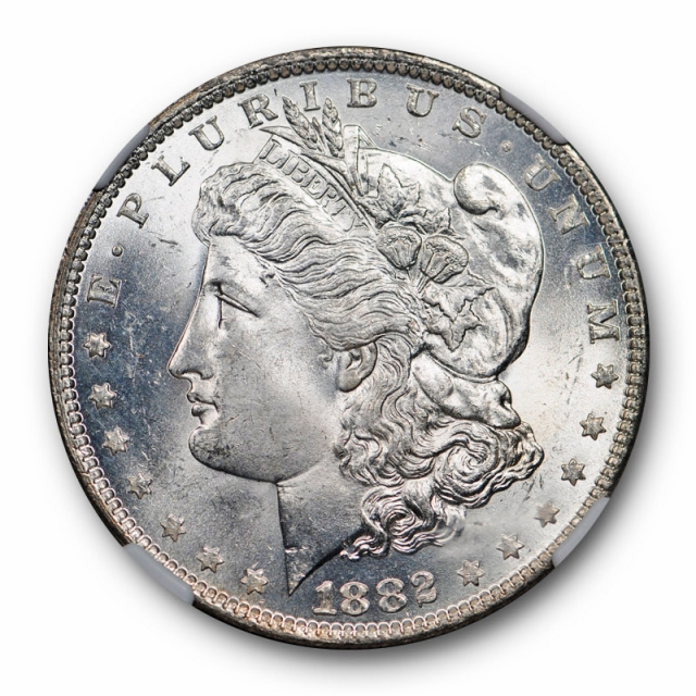 1882 O Morgan Dollar $1 NGC MS 63 Uncirculated Better Date Flashy 