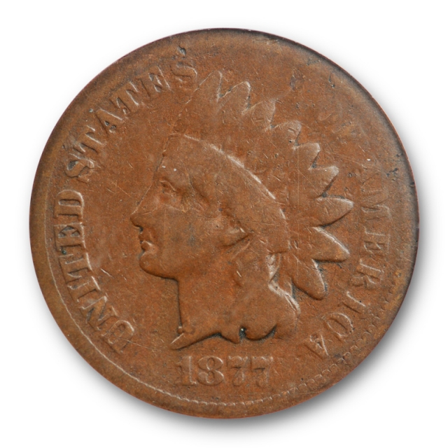 1877 1C Indian Head Cent ANACS G 4 Good Key Date Original Surfaces 