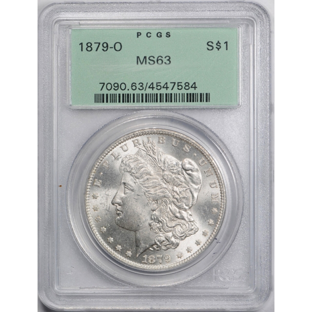 1879 O $1 Morgan Dollar PCGS MS 63 Uncirculated OGH Old Holder ! 