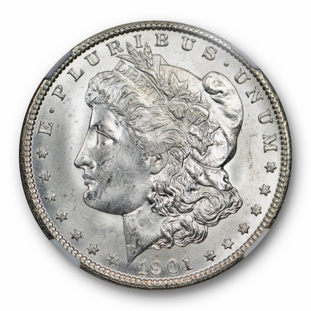 1901 O $1 Morgan Dollar NGC MS 64 Uncirculated (Holder Error In 1901 S Label)
