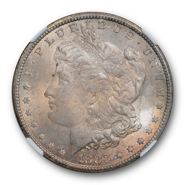 1883 CC $1 Morgan Dollar NGC MS 66 Uncirculated Carson City Toned 