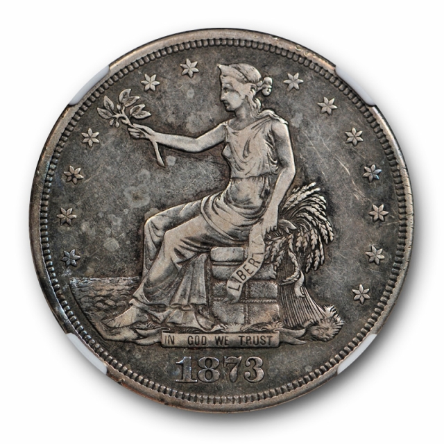 1873 CC Trade Dollar T$1 NGC VF 20 Very Fine Carson City Mint Key Date Toned