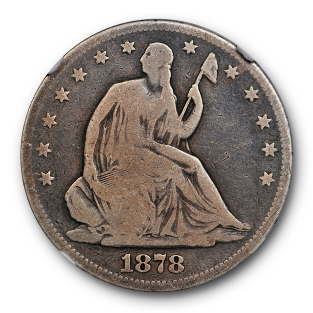 1878 CC Seated Liberty Half Dollar NGC G 6 Carson City Key Date