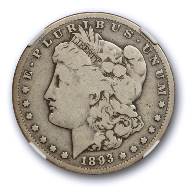 1893 S $1 Morgan Dollar NGC G 6 Good to Very Good San Francisco Key Date !