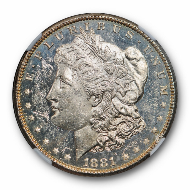 1881 S Morgan Dollar S$1 NGC MS 62 DMPL Uncirculated Deep Mirror Proof Like