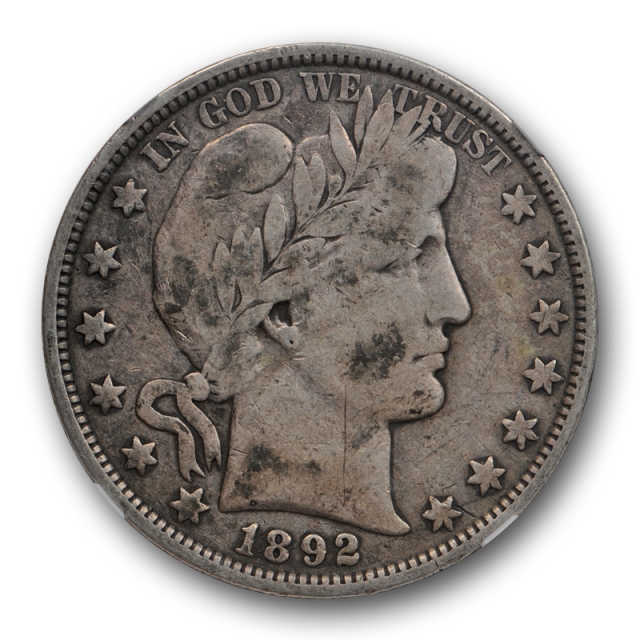 1892 O 50C Barber Half Dollar NGC VG 8 Very Good New Orleans Mint Key Dat Tough Coin !