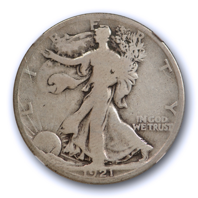 1921 D 50c Walking Liberty Half Dollar NGC G 6 Good to Very Good Key Date  