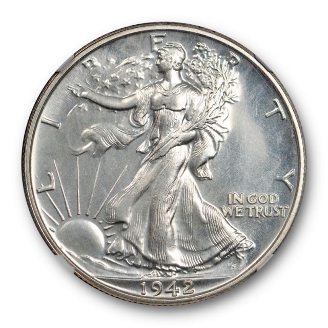 1942 50c Proof Walking Liberty Half Dollar NGC PF 63 PR Low Mintage Nice ! 