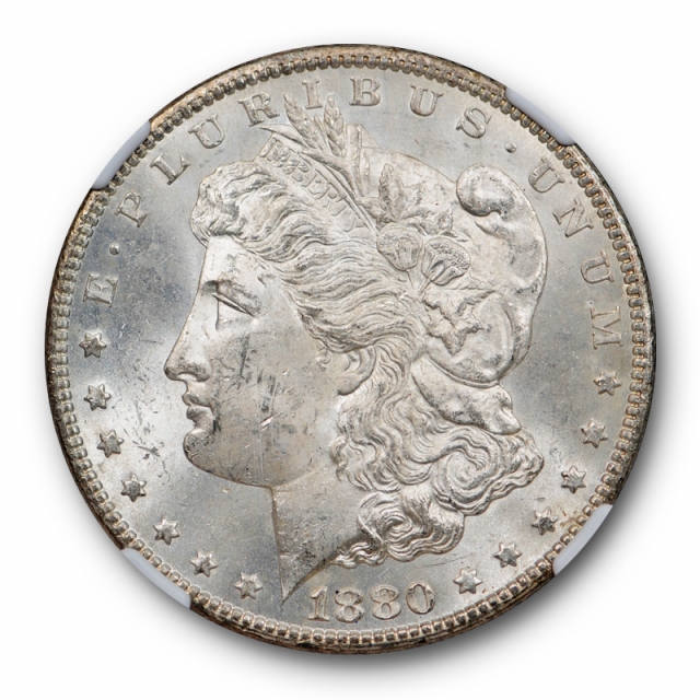 1880 CC VAM 5 8 Over 7 Morgan Dollar $1 NGC MS 63 Uncirculated Carson City Mint 