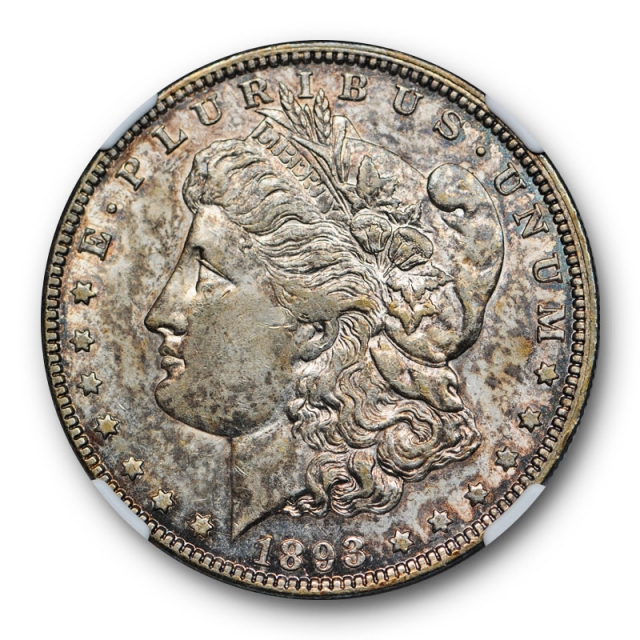 1893 O $1 Morgan Dollar NGC AU 55 About Uncirculated to Mint State Better Date Toned