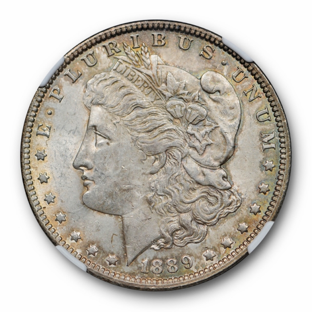1889 O $1 Morgan Dollar NGC MS 62 Uncirculated Better Date Toned Original Cert#4004